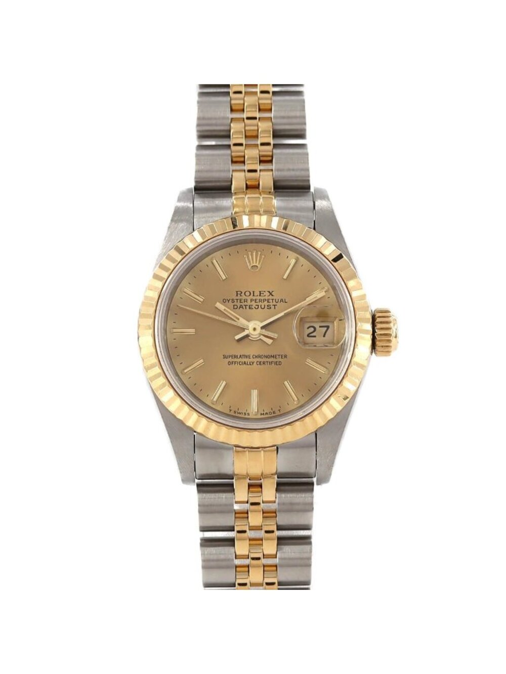 Rolex Datejust Stainless Steel Yellow Gold Automatic